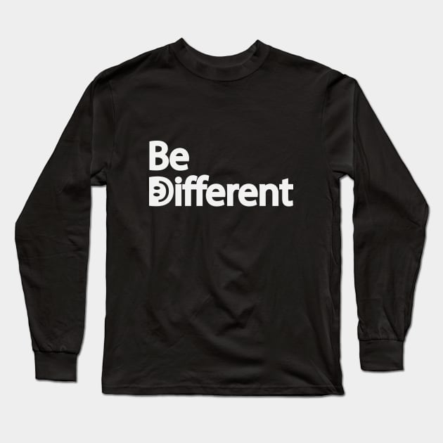 Be different creative artwork Long Sleeve T-Shirt by BL4CK&WH1TE 